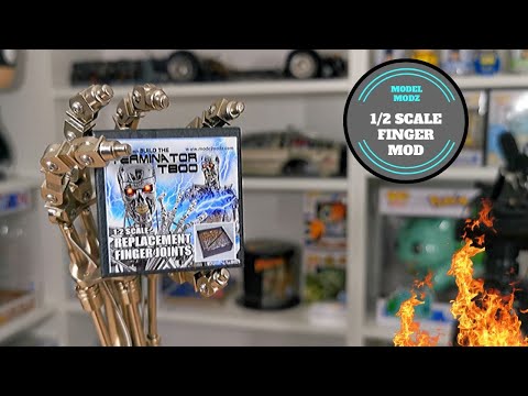 Build The Terminator T-800 - Model Modz 1/2 Scale Finger Mod