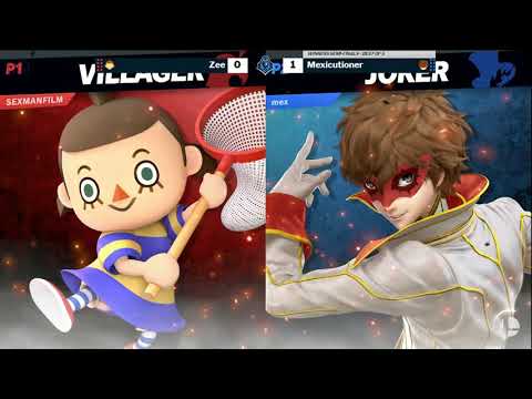 PURE Smash 9  SSBU Winners Semis - Zee (Villager / Duck Hunt) vs Mexicutioner (Joker)
