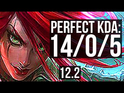 KATARINA vs RUMBLE (MID) | 14/0/5, Quadra, Legendary, 1.9M mastery, 400+ games | KR Diamond | 12.2