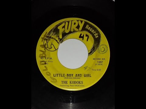 THE KODAKS feat. PEARL McKINNON  "Little Boy And Girl"  US - FURY 1956 Doowop