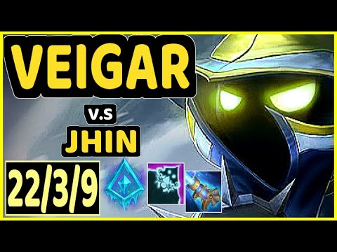 COMP (VEIGAR) vs JHIN - PENTAKILL 22/3/9 KDA BOTTOM ADC GAMEPLAY - EUW Ranked DIAMOND