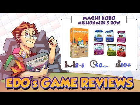Edo's Machi Koro: Millionaire's Row Card Game Review