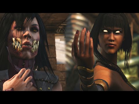 Mileena Flirting With Tanya - Mortal Kombat X-XL