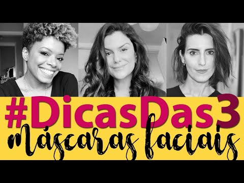 #DicasDas3 | Máscaras faciais