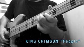 Edo plays the bassline of King Crimson's People