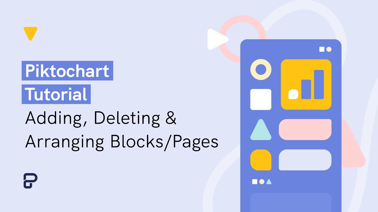 Piktochart Tutorial: Adding, Deleting & Arranging Blocks/Pages