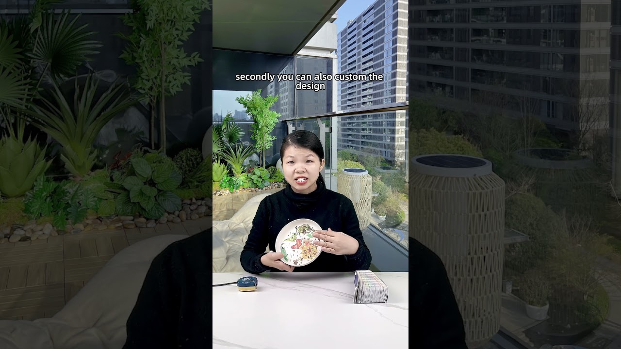 New design plastic melamine serving tray melamine wholesale round serving trays