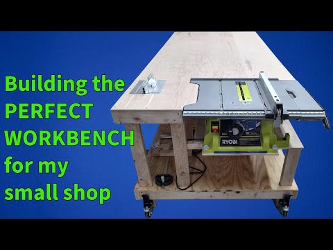 Building a mobile Workbench with integrated table saw & router table on a BUDGET