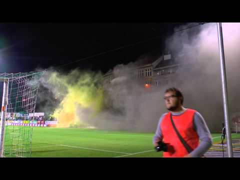 Bohemians 1905 - Slavia 2:0 - 8. kolo Synot ligy (2014/15)