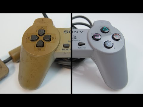 Restoring a dirty, yellow original PlayStation 1 Controller