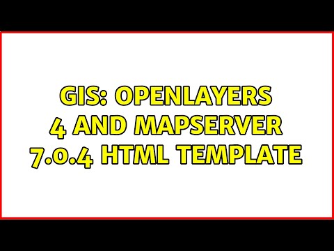 Gis Openlayers 4 And Mapserver 7 0 4 Html Template