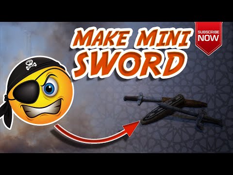 #صناعة سيف صغير  making #mini sword#
