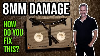 Repairing a Seriously Damaged 8mm Video Tape