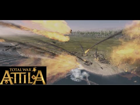 Attila Total War: 300 Onagers vs 5500 Spearman