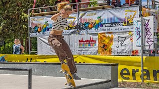 Skateboard-Contest am Skatepark beim JuZ - Kinder- und Jugendzentrum - in Weiden