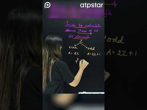 Trick to Calculate Atomic Mass of first 20 Elements #shorts #reels #chemistry