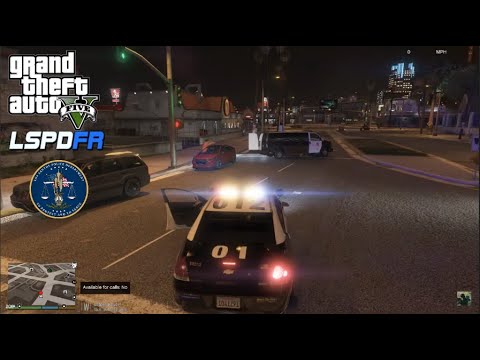 GTA V - LSPDFR 0.4.6 - LSPD/LAPD - Suicide Attempt/Escaped Prisoner/Shots Fired - 4K