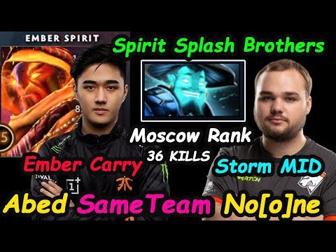 Abed - [Ember Spirit] Feat No[o]ne Storm Destroy Moscow Ranked Spirit Brothers Dota 2 7.22 Gameplay