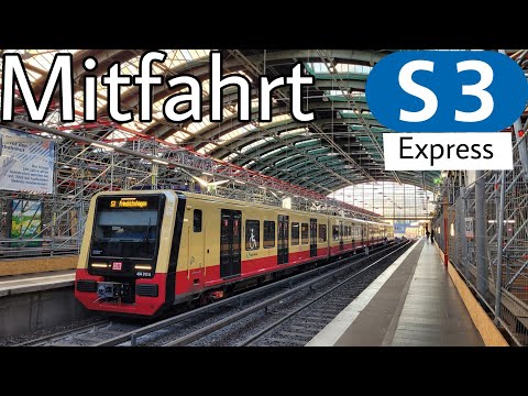 S-Bahn Berlin | Mitfahrt | BR484 | Linie S3 Express | Friedrichshagen - Ostbahnhof