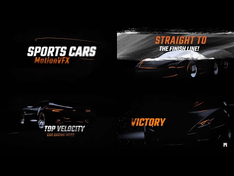 Car Racing Modular Template for Apple Motion & FCPX - MotionVFX