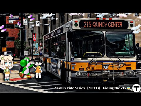 The Super Crowded Route - Monday Edition | Yoshi's Ride Series {S9-E14A} - Riding the 215 🚌 - {MBTA}