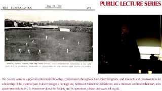 4 November 2014: SAL Public Lecture, Howard Hanley, FSA