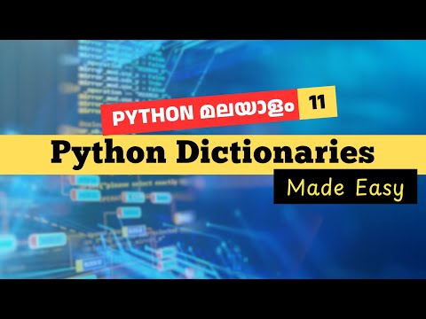 Python Dictionary Python Programming Malayalam