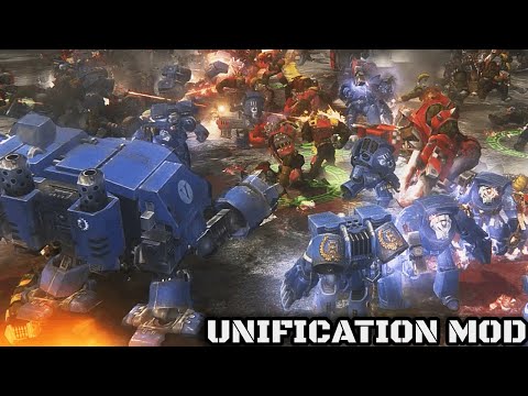 MASSIVE BATTLE: Ultramarines vs Orks! - Unification Mod | Warhammer 40K: Dawn of War: Soulstorm