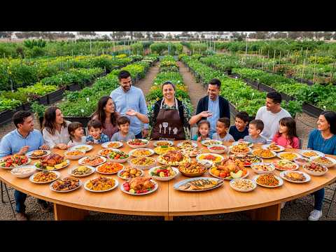 An Azerbaijani woman prepares a huge number of dishes for 40 guests in a day