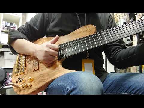Fodera Imperial 6 Elite Custom Olive image 5