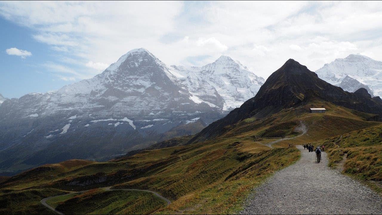 Embark on the enchanting Romantic Trail hike in Maennlichen.