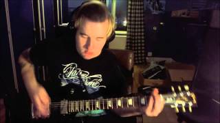 The agony scene - screams turn to silence Guitar cover (HD)