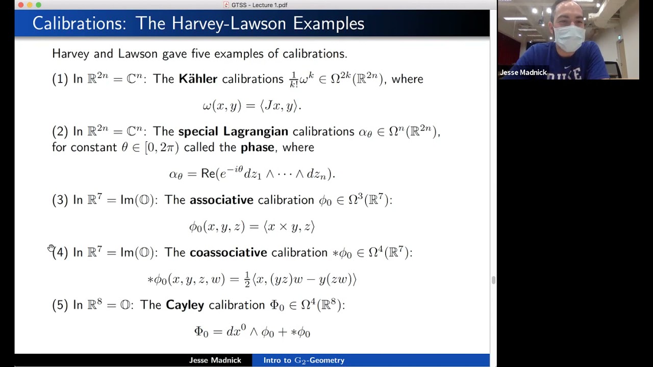 Jesse Madnick 2 - Nearly-Kahler Geometry & Holomorphic Curves