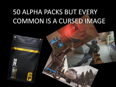 50 Alpha Packs Opening BUT every common is a cursed Rainbow image