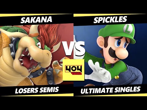 4o4 Weekly 22 LOSERS SEMIS - Sakana (Bowser) Vs. Spickles (Luigi) Smash Ultimate - SSBU
