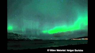 preview picture of video 'Northern Lights (Aurora Borealis) HD at Spåkenes'