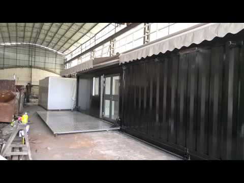 40 feet pop-up container coffee shop