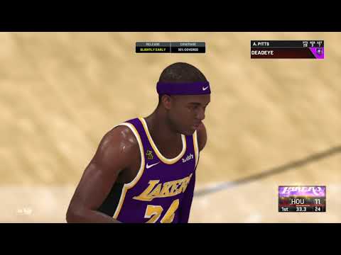 NBA 2K21 mycareer episode 42 19 Triple doubles for me and jr james 42 points jr pitts 24 points