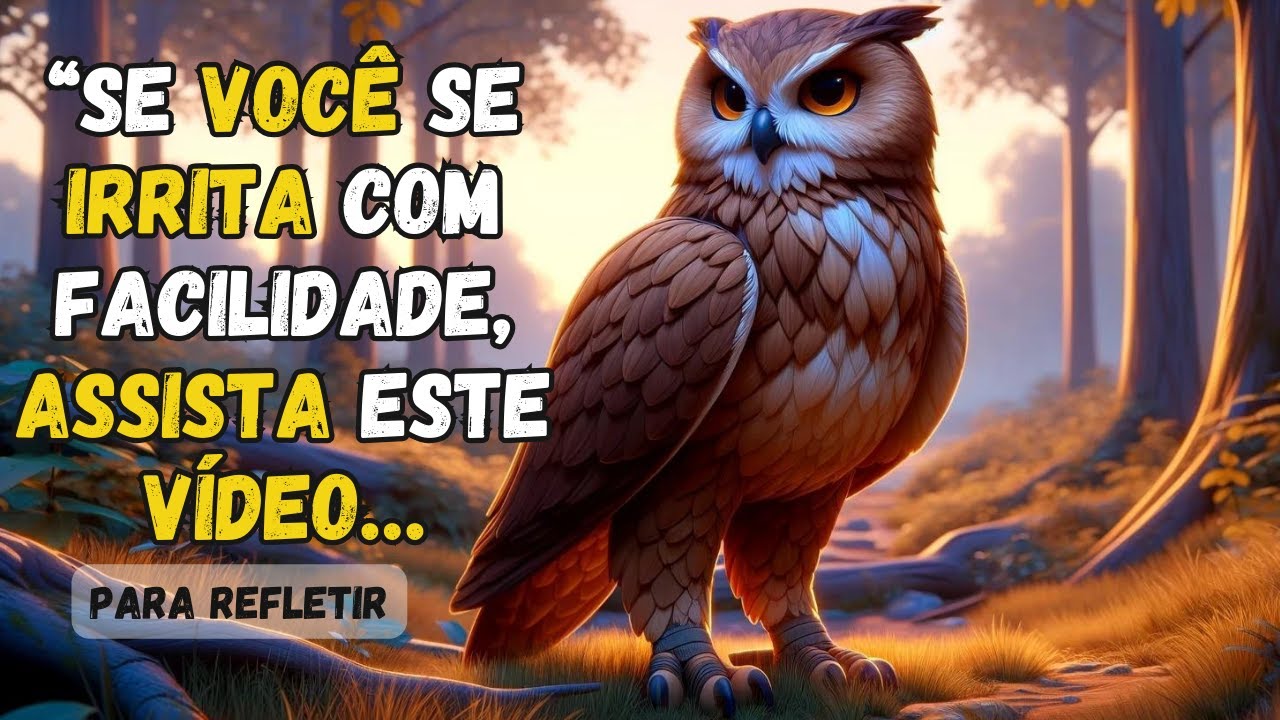 A CORUJA QUE DOMINAVA A ARTE DE NÃO SE IRRITAR -  Um Conto de Sabedoria e Paz