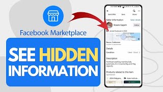 How To See Hidden Information On Facebook Marketplace (Easy Way)