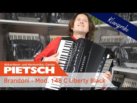 Akkordeon - Brandoni Mod. 148 C Liberty Black - Klangprobe