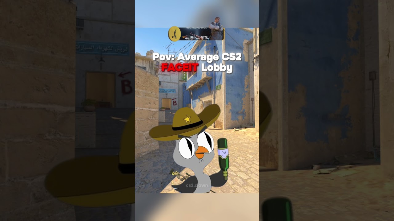 POV Average CS2 FACEIT Lobby