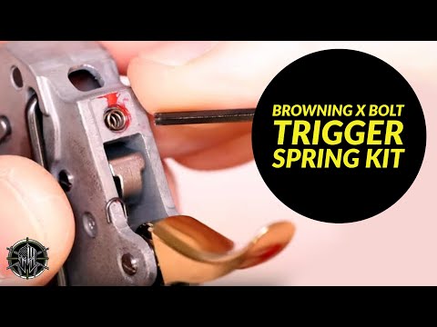 Browning X Bolt Trigger Spring Kit - Browning X Bolt Trigger Adjustment - M*CARBO