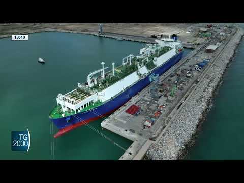 Nave rigassificatrice Golar Tundra a Piombino. Serve all'Italia per indipendenza da gas russo