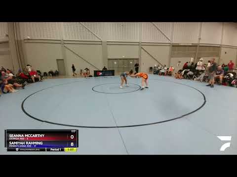 117 Lbs Placement Matches (16 Team) - Seanna McCarthy, Georgia Red Vs Samiyah Rahming, Pennsylvani