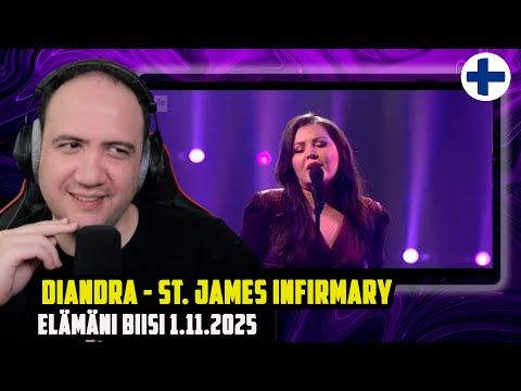 🇫🇮 Diandra - St. James Infirmary (Elämäni biisi 1.11.2025) | TEACHER PAUL REACTS SUOMI