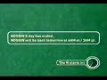 Noggin Countdown Clock To The N Green Background