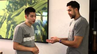 Jeremy Lin and Landry Fields &quot;Secret&quot; Handshake