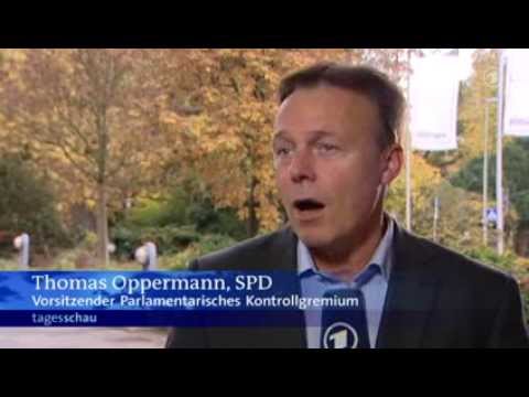 ARD Tagesschau - Reaktionen auf NSA Skandal, Politisches Berlin empört über Ausmaß - 25.10.2013