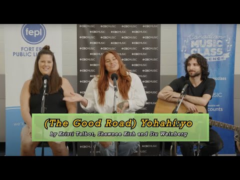 Shawnee Kish teaches how to sing "Yohahí:yo" (The Good Road)  #cbcmusicclass CMCC 2024